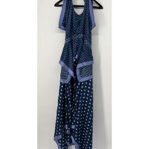 Altuzarra Polka-Dotted Silk Handkerchief Dress